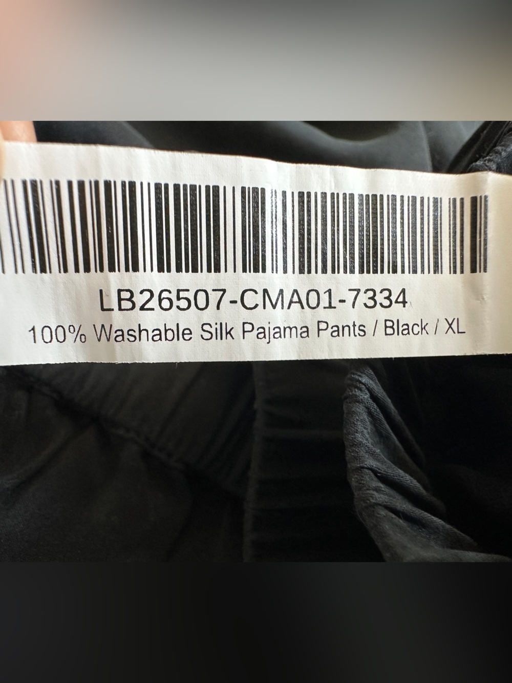 Quince 100% Washable Silk Pajama Pants Black - Size XLarge - Picture 15 of 15